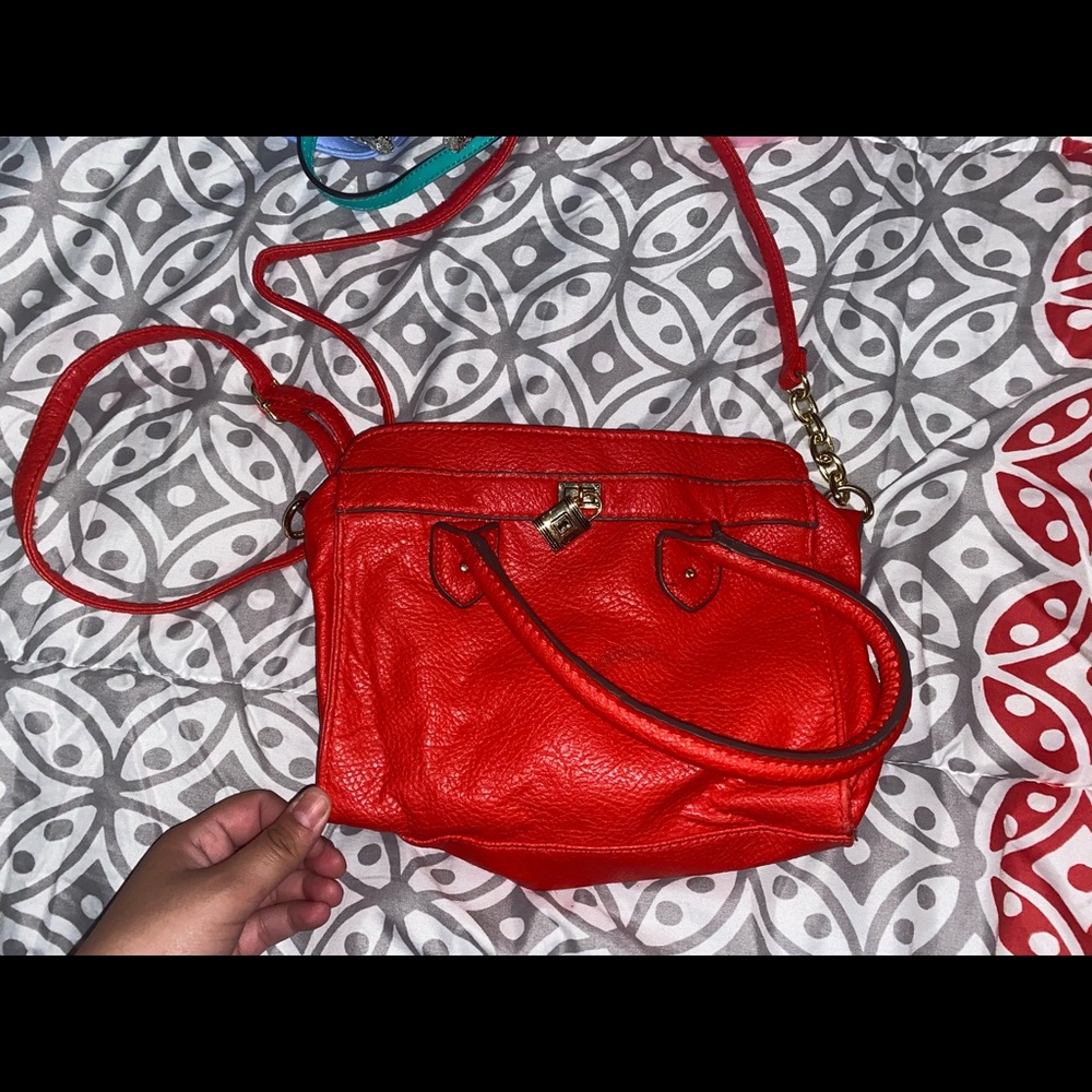 Red Cross body purse